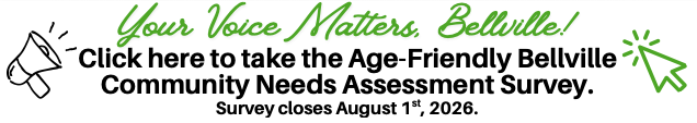 Click here to take the age-friendly Bellville community needs assessment survey